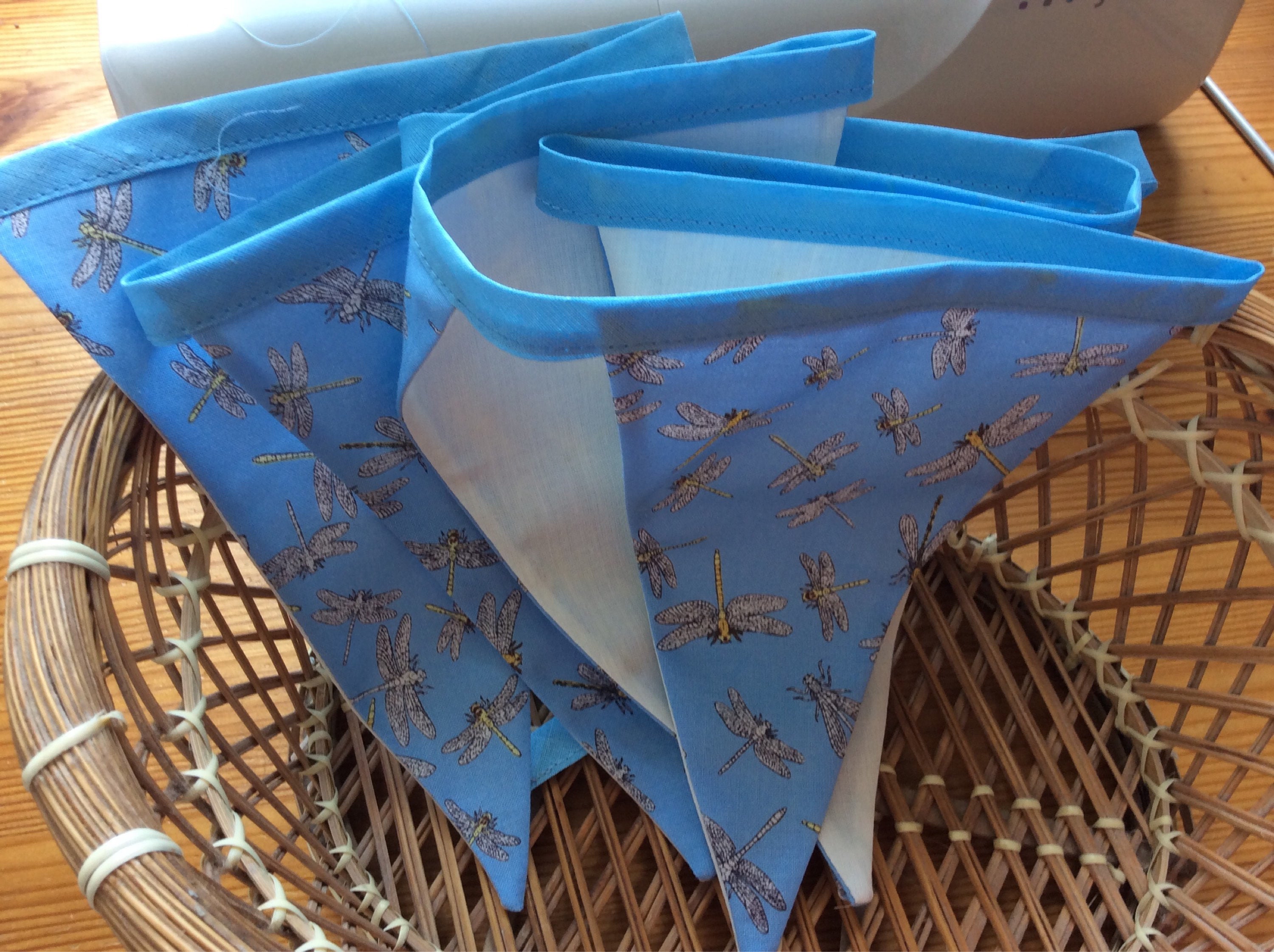 Bunting - dragonflies (10 flags)
